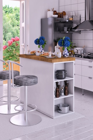 Şahin Ada Mutfak Masası Kapaklı Ceviz