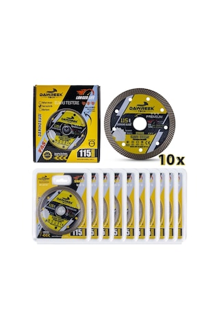 Dawreek Dt003cd 115mm Premium İnce Turbo Pro Elmas Testere Porselen-seramik
