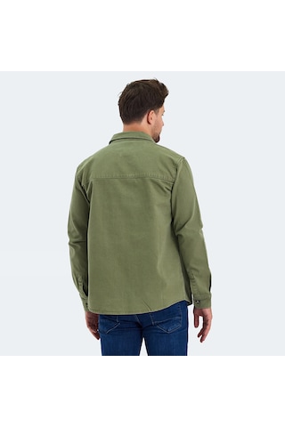 The Crow PETER Erkek Haki Gömlek