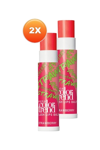 Avon Color Trend Dudak Balmı Strawberry 2'li