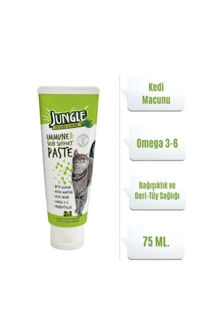 Bağışıklıkk Ve Deri Tüy Sağlığını Destekleyici Kedi Vitamin Macunu 75ml