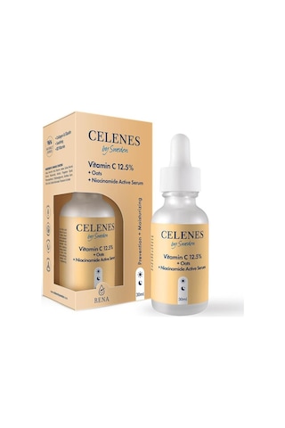 Celenes Vitamin C %12.5 + Oats + Niacinamide Active Yüz Serumu 30 ML