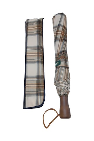 Baginn Snotline-april Kadın Şemsiye Otomatik Açılır 10telli Kapalı Boyut 40 CM 95 CM Çap Vizon Ekose 001