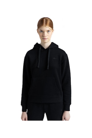 Kappa 361m4bw Authentic Kei Sweat Siyah Kadın Sweatshirt