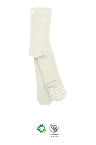 Melonika Kaymaz Basic Külotlu Çorap 50501 Ekru Çok Renkli