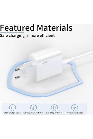 Hepu Hp-c30 35w Gan Hızlı Şarj Adaptörü Type-c Kablo Dahildir