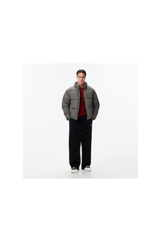 Karl Kani Small Signature Embossed Puffer Erkek Gri Mont Km253-023-1 2800153
