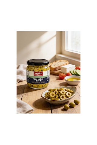 Yeşil Dilimli Zeytin 200 Gr Cam Kavanoz Yeşil Dilimli Zeytin 200 Gr Cam Kavanoz