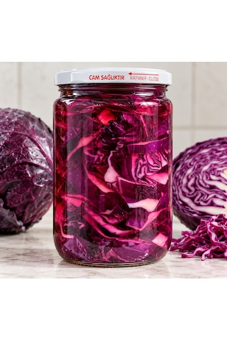 500 Gr Mor Lahana Turşuluk Taze, Çıtır, Ev Yapımı Lezzet