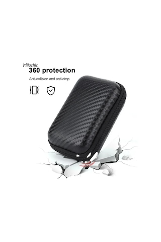 Kulaklık Saklama Kutusu, Çok İşlevli Kulaklık Saklama Çantası, Dijital Çanta, Güç Bankası Saklama Çantası Eva Kulaklık Veri Kablosu Saklama Çantası