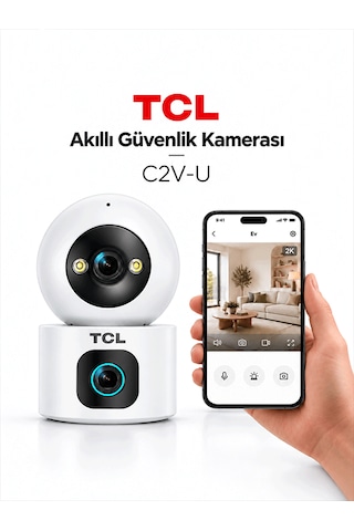 Tcl C2v-u 360 Full Hd Çift Kameralı Akıllı Güvenlik Kamerası Distribütör