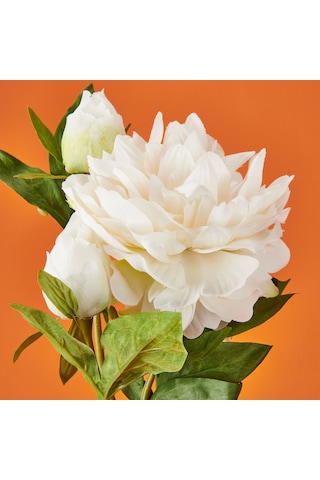 Herdekoraa Şakayık Yapay Çiçek - Beyaz - 65 Cm Renkli
