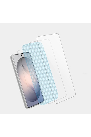 Samsung Uyumlu Galaxy S26 Ultra Youngkit 2.5d Anti Reflective Parmak İzi Bırakmayan Cam Ekran Koruyucu Şeffaf