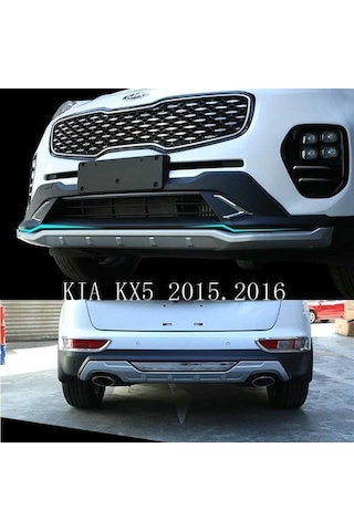 Autogp Kia Sportage Kx5 Difüzör Ön Ve Arka Tampon Koruma 2016 / 2019 Agp-grd-2698
