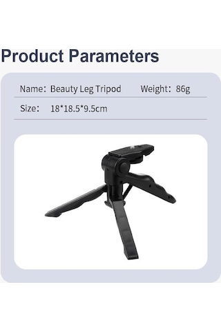 Gn-43 El Ve Masa İçin Selfie Tripod Mini Portatif Canlı Yayın Vlo