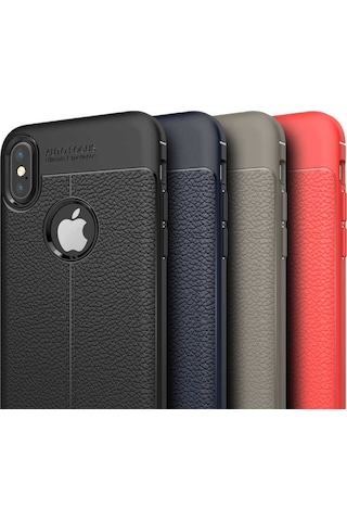 Apple Uyumlu iPhone XS Max 6.5 Kılıf Zore Niss Silikon Kapak-Siyah