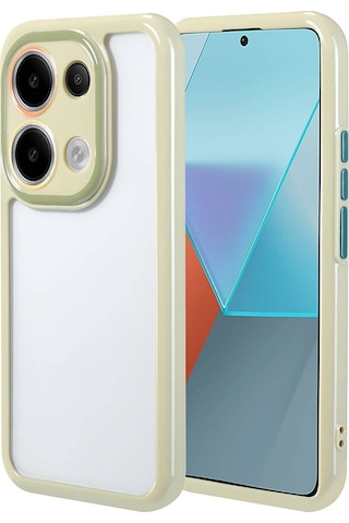 Zore Xiaomi Poco M6 Pro 4g Kılıf Kamera Korumalı Renkli Kenar Ve Çerçeve Tasarımlı Kisamarka Yeşil