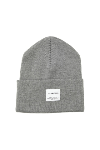 Jack & Jones Logo Etiketli Bere - Long 12150627 Grey Melange