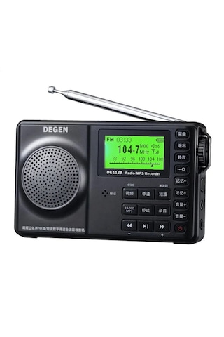 Degen DE1129 Fm Stereo/am/sw Dsp Ats 4 GB Mp3 Çalar Dijital Radyo