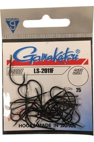 Gamakatsu Ls-2011f No:8 Siyah Olta İğnesi 25 Adet