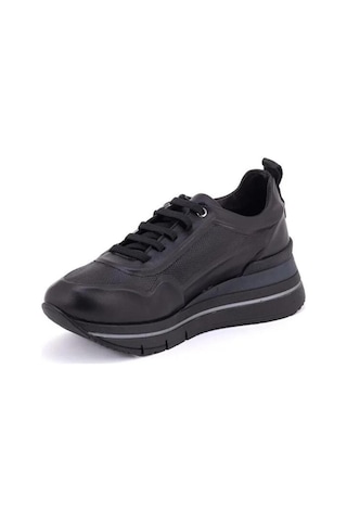 Mammamia D24ya-3695 Kadın Deri Spor Ayakkabı D24YA-3695-R7307 Siyah