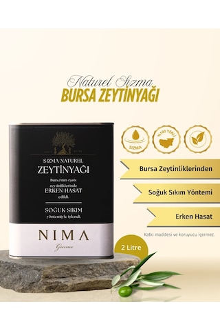 Nima Gurme Sızma Naturel Bursa Zeytinyağı 2 L