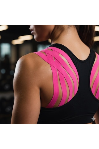 Pureza Sporcu Bandı Fitness & Antrenman İçin Esnek Destek 5cmx5mt Sporcu Bandı