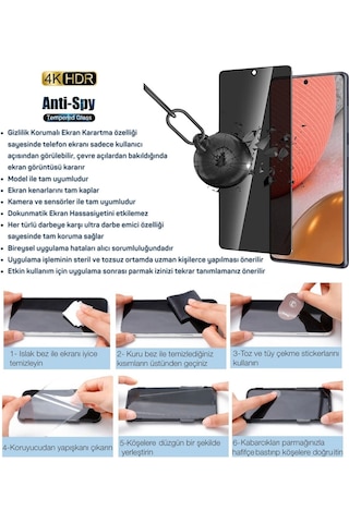 Oppo A6s Uyumlu Hayalet Ekran Koruyucu 6D Kırılmaz Cam Extra Darbe Korumalı Ekranı Tam Kaplar