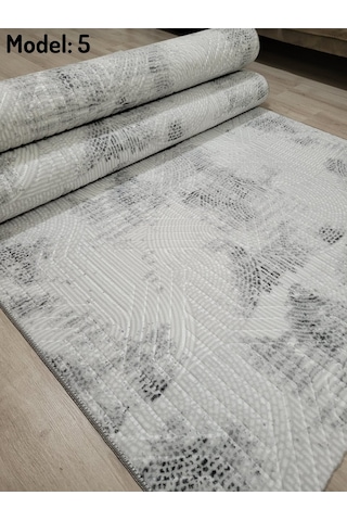 Arbese Premium Halı Yolluk Oturma Odası, Mutfak, Antre Ve Koridor Halısı Gri Arbs5bnyn