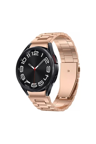 Samsung Galaxy Watch 4 5 6 7 Fe 40 44mm Classic 42 43 46 47mm Uyumlu Watch 5 Pro 45mm Çelik Kordon