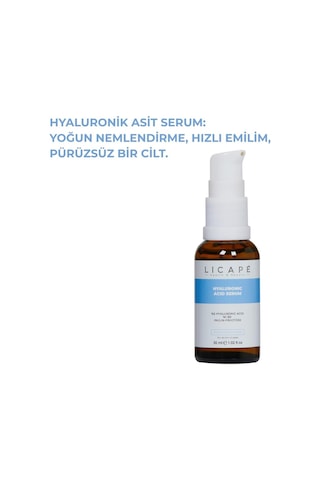 Hyaluronik Asit, Pantenol B5 Ve Peptit Serum Nemlendirici, Aydınlatıcı Ve Dolgunlaştırıcı Yüz Serumu Cilt Elastikiyetini Artırıcı Ve İnce Çizgi Karşıtı 30 Ml
