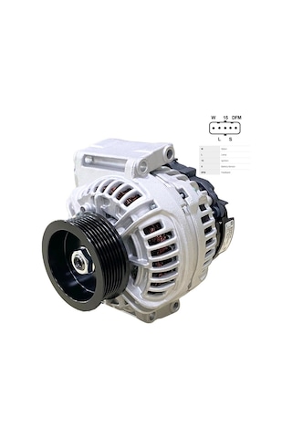 Bosch 24v Alternatör Dinamo 80a W-l-15-s-dfm Daf Cf85/xf105 Euro5