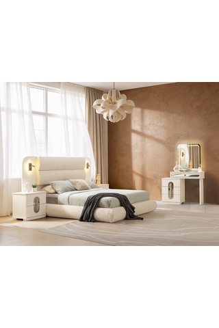 Atlas Mdf Bazalı Karyola Ve Başlık