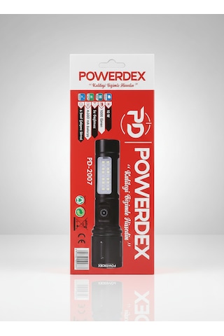 Powerdex El Feneri Mat Siyah