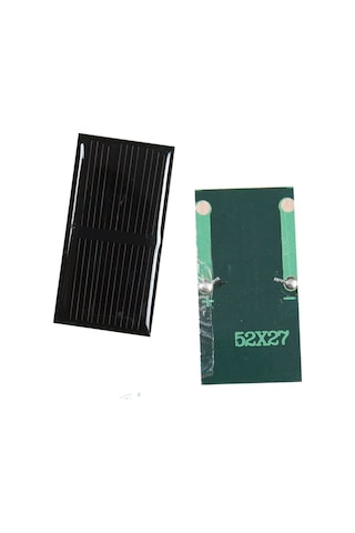 Güneş Paneli - Solar Panel 1.5v 100ma 52x27mm