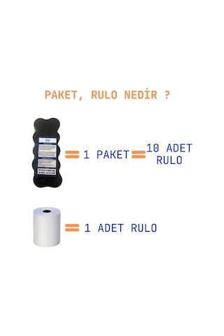 300tr Yazarkasa Rulosu 40 Paket - 400 Adet Rulo