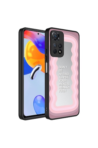Xiaomi Redmi Note 11 Pro 5g Kılıf Aynalı Desenli Kamera Korumalı Parlak Zore Mirror Kapak Ayna
