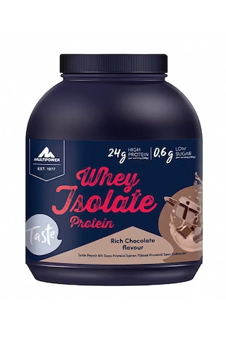 Multipower %100 Whey Isolate Protein 2000 Gr Çikolata Aromalı Multipower %100 Whey Isolate Protein 2000 Gr Çikolata Aromalı