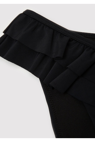 Mavi - Fırfırlı Siyah Bikini Altı 1914055-900