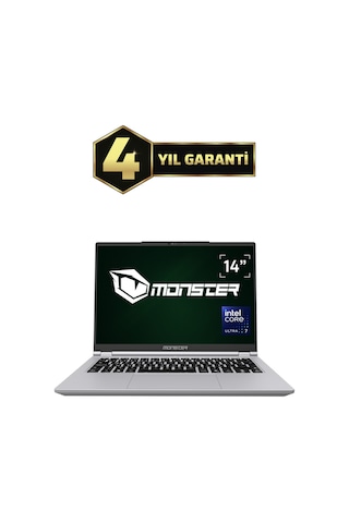 Monster Huma H4 V6.1.5 Ultra 7-155H 32 GB 1 TB SSD 14" W11 Dizüstü Bilgisayar