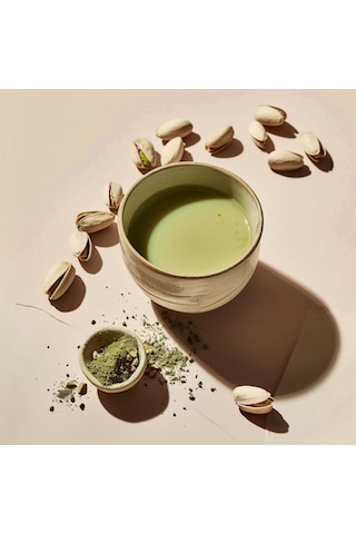 Pistachio Matcha - Antep Fıstığı Aromalı Matcha, 100 Gr