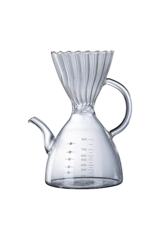 Kahve Paylaşım Potu, Cezve, Yüksek Isıya Dayanıklı El Potu, Filtre Bardak, Cezve