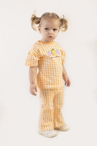 Harika Kids Kız Bebek İspanol Paça Alt-üst Takım 001