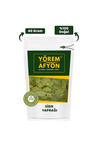 Doğanın Arındırıcı Mührü & Negatif Enerjiye Karşı Kalkan Hakiki Sidr Yaprağı Sedir Sidir 40gr.