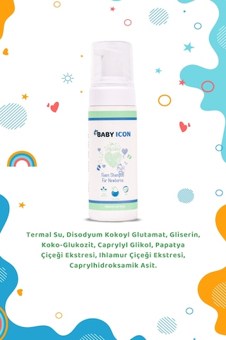 Babyicon Baby Icon Saç Ve Vücut Bebek Şampuanı Vegan Sülfat Ve Pa