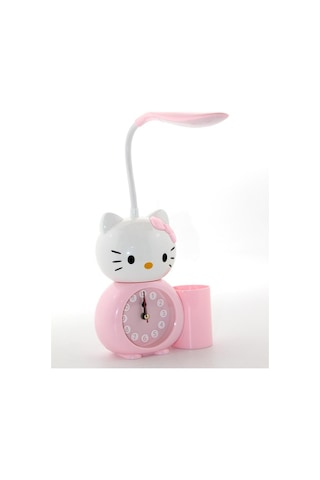 Hello Kitty Masa Lambası Saat Ve Kalemlik Alk2584 Renkli