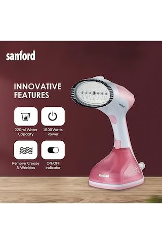 Sanford Taşınabilir Buharlı Dikey Ütü Portatif Kırışıklık 220 Ml. 1640 Watt Sf2904gs