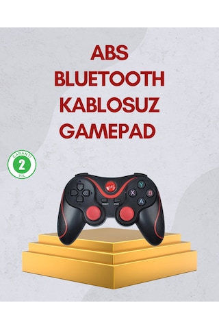 Ergonomik Tasarımlı Kablosuz Bluetooth Gamepad Titreşimli - Lisinya 87140975