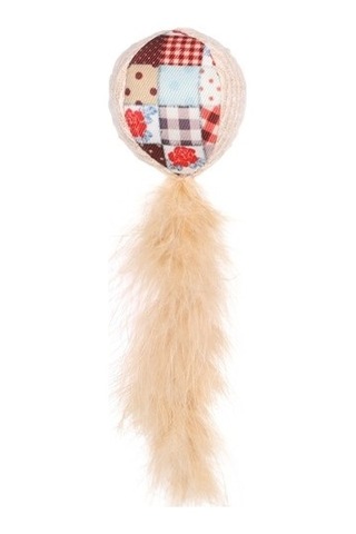 Flamingo Vinta Tüylü Hışırtılı Kedi Oyuncağı 15 Cm