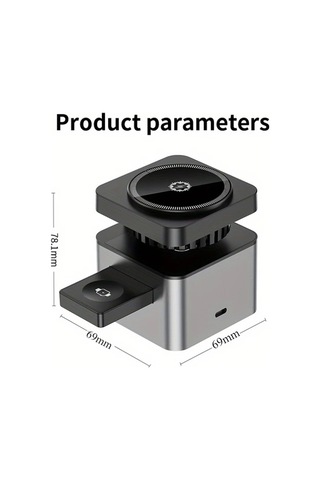 Motion003 Vıkefon 3ü 1 Arada Katlanabilir Hizli Sarj Dokuman Istasyonu Siyah C Tipi Giriş Portu İphone Uyumlu 16 15 14 13 12 Pro İwatch 9 8 7 Air Pod